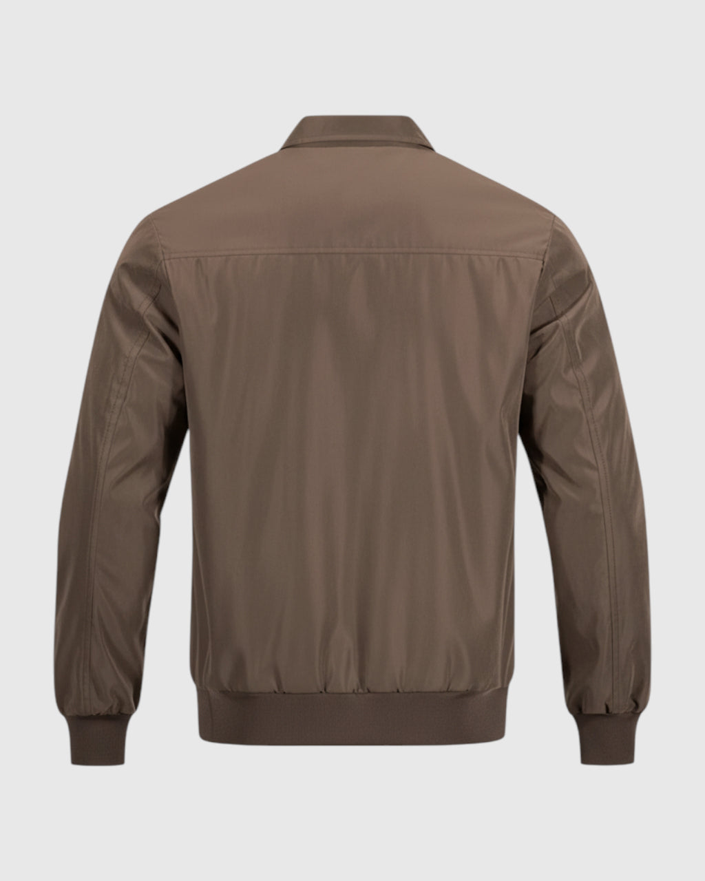 Chaqueta corta de hombre con solapa – marrón café