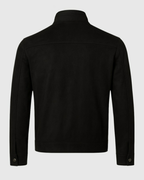 Chaqueta negro slim fit para hombre casual