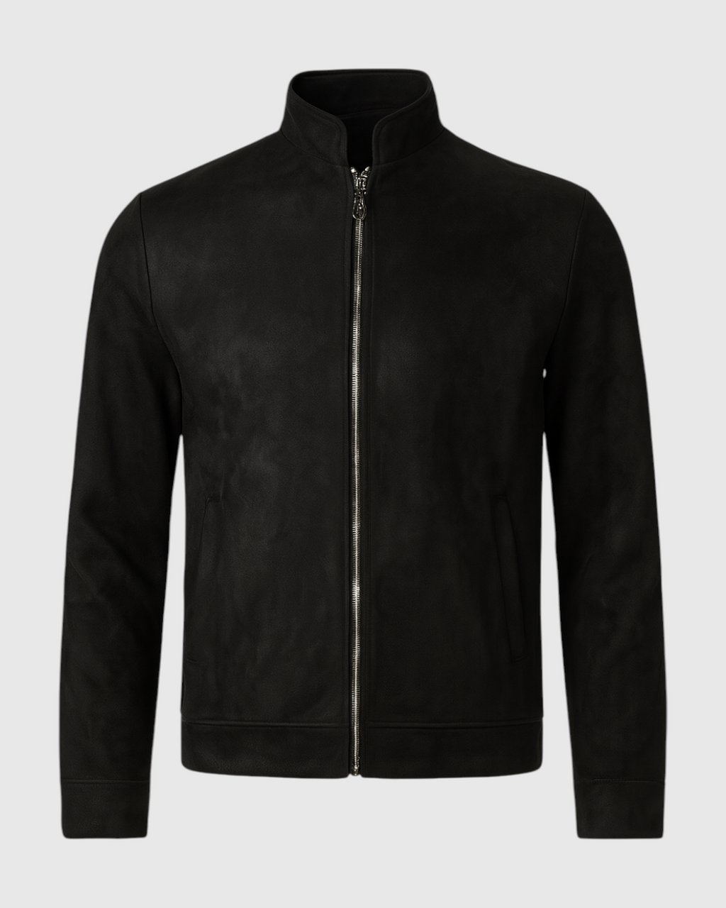 Chaqueta negro slim fit para hombre casual
