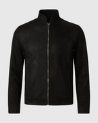 Chaqueta negro slim fit para hombre casual
