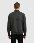 Chaqueta negro de cuero para hombre