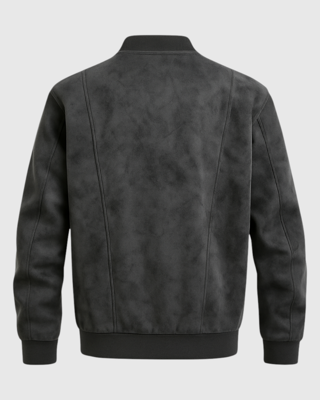 Chaqueta negro de cuero para hombre