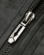 Chaqueta negro de cuero para hombre