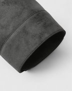 Chaqueta negro de cuero para hombre