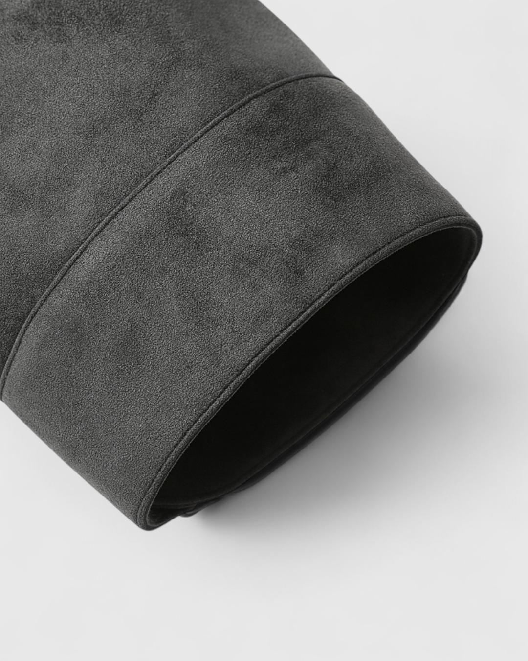 Chaqueta negro de cuero para hombre