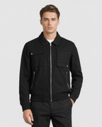 Chaqueta negro para hombre