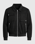 Chaqueta negro para hombre