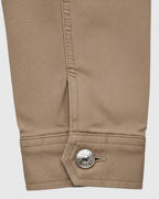 Chaqueta de hombre con cremallera y cuello solapa