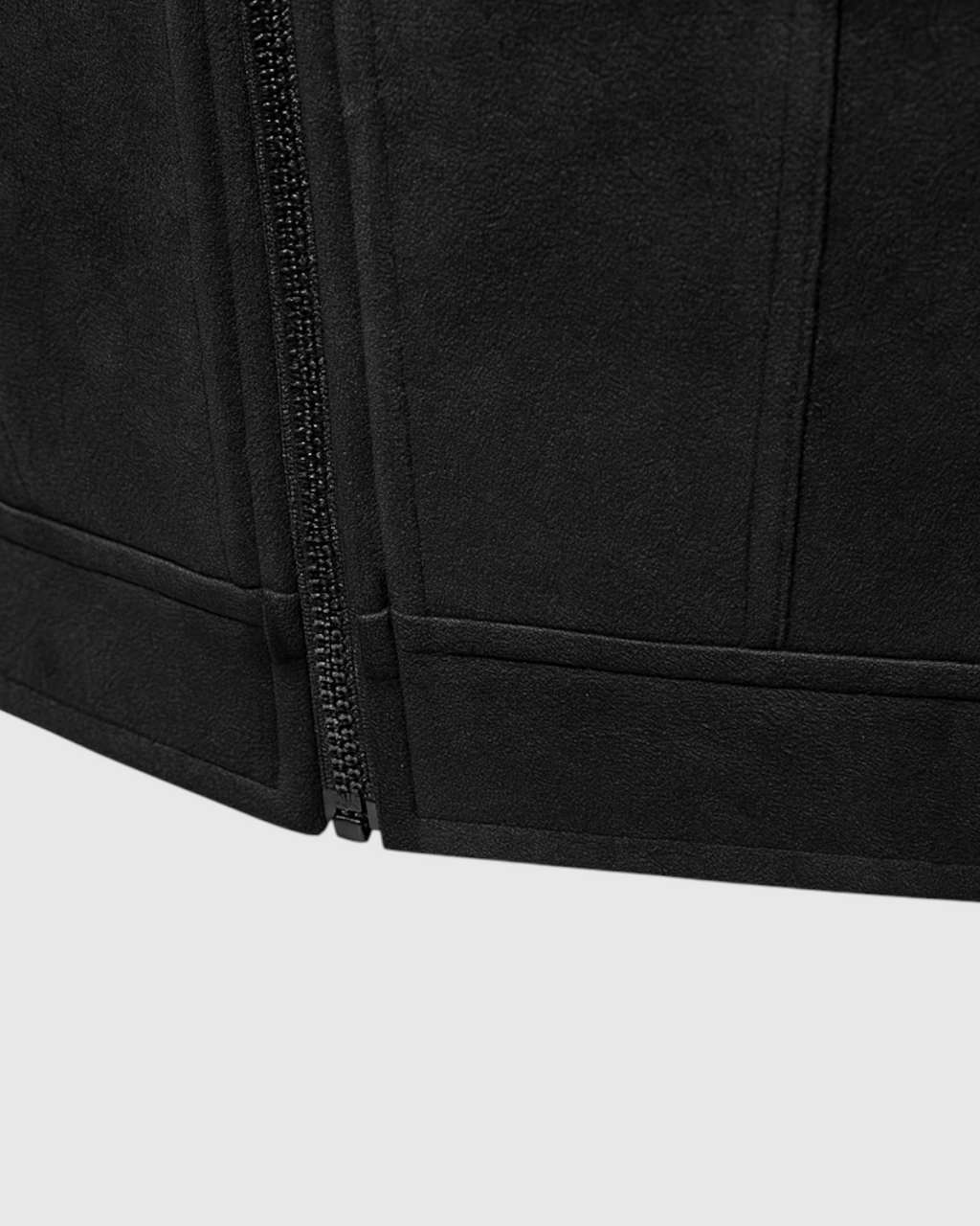 Chaqueta de ante negra para hombre