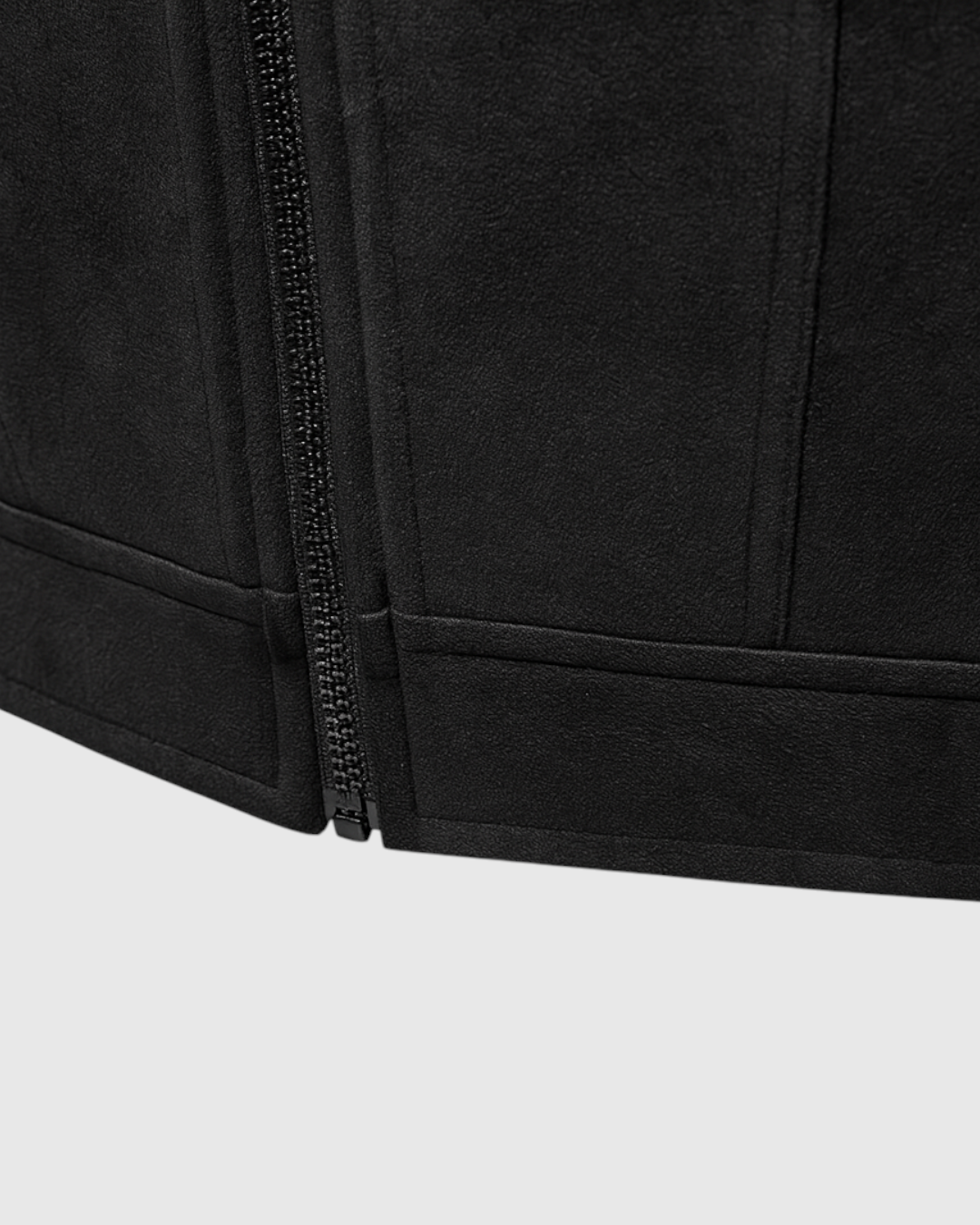 Chaqueta de ante negra para hombre