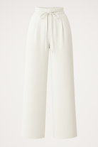 Chic High-Waist Palazzo Pants with Tie Belt – Effortless Elegance and Comfort