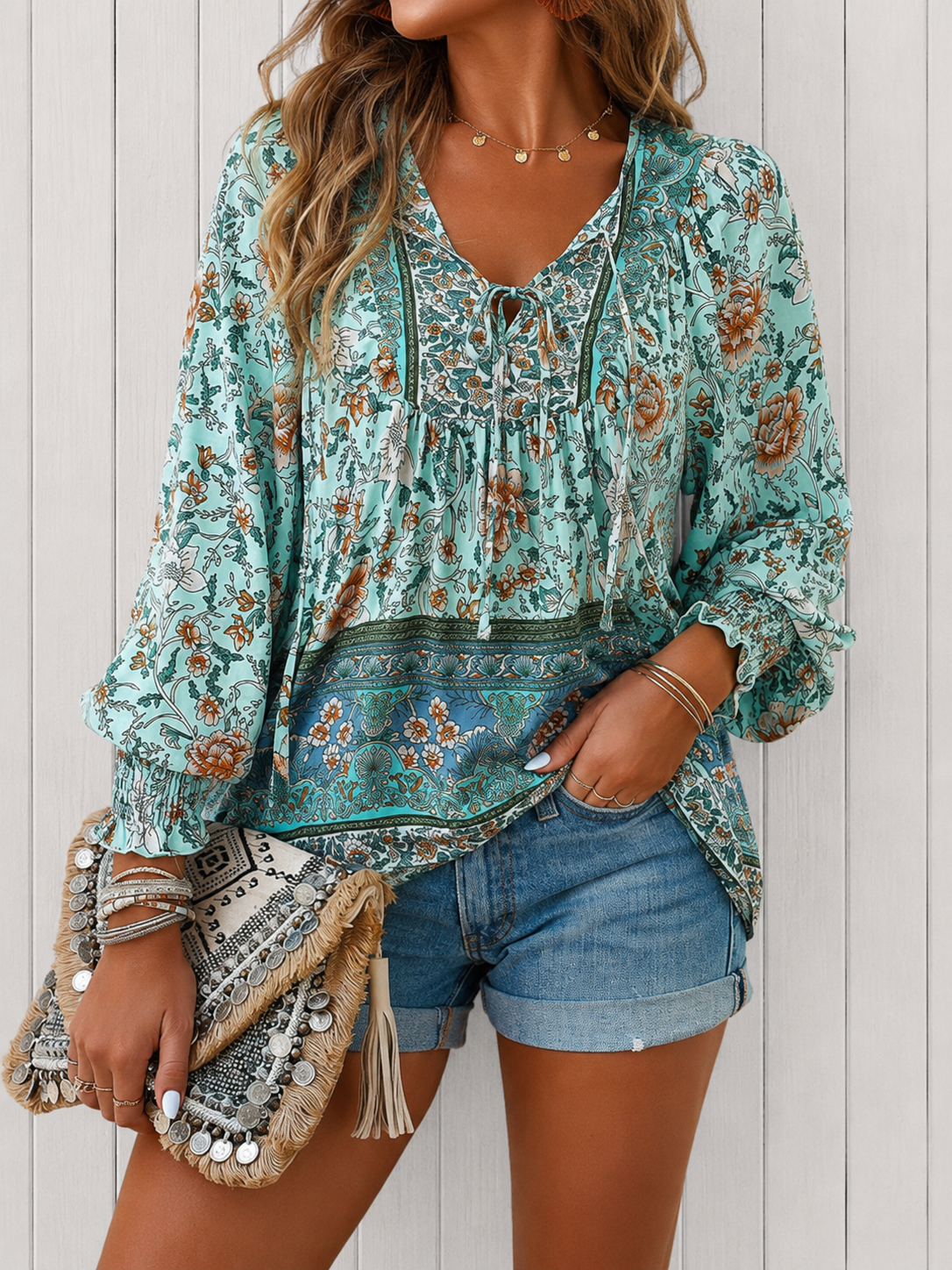Clothing > Blouses : Audry™ | Elegant Blouse in van DUUWE