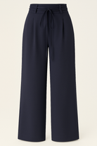 Chic High-Waist Palazzo Pants with Tie Belt – Effortless Elegance and Comfort
