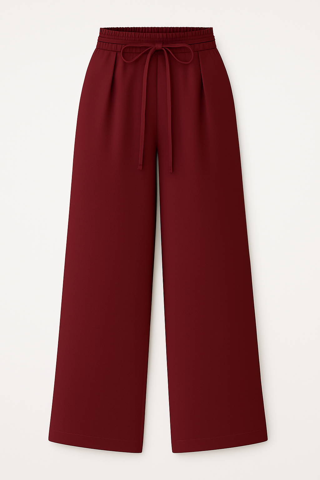 Chic High-Waist Palazzo Pants with Tie Belt – Effortless Elegance and Comfort