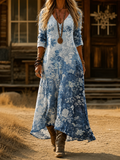 Lila | Bohemian Autumn Dress