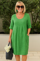 Hazel | Everyday Linen Dress with Pockets - Alurea & Co.