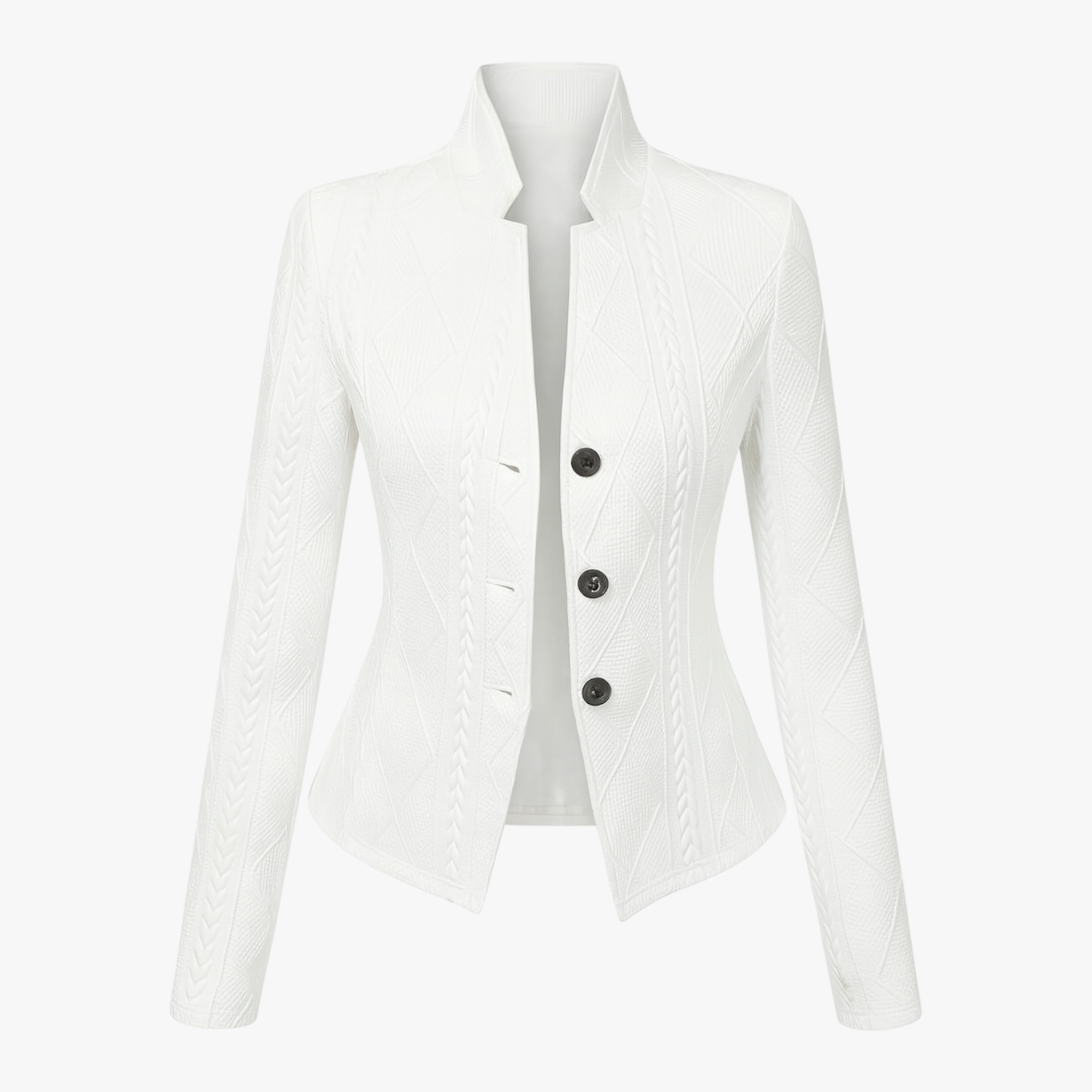 Elegant Custom-Tailored Waist Jacket
