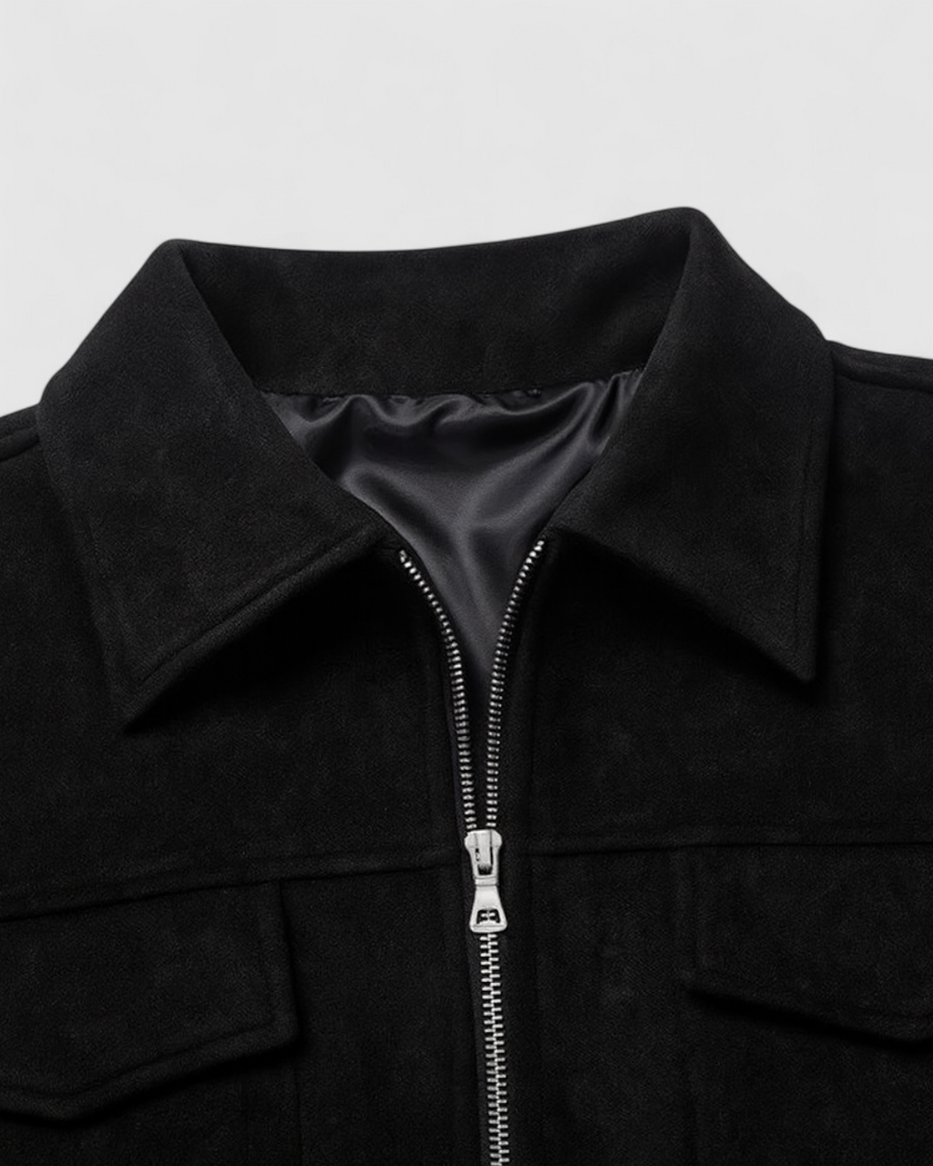 Chaqueta Negro para el Estilo Urbano