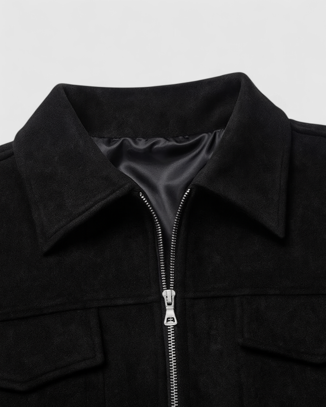 Chaqueta Negro para el Estilo Urbano