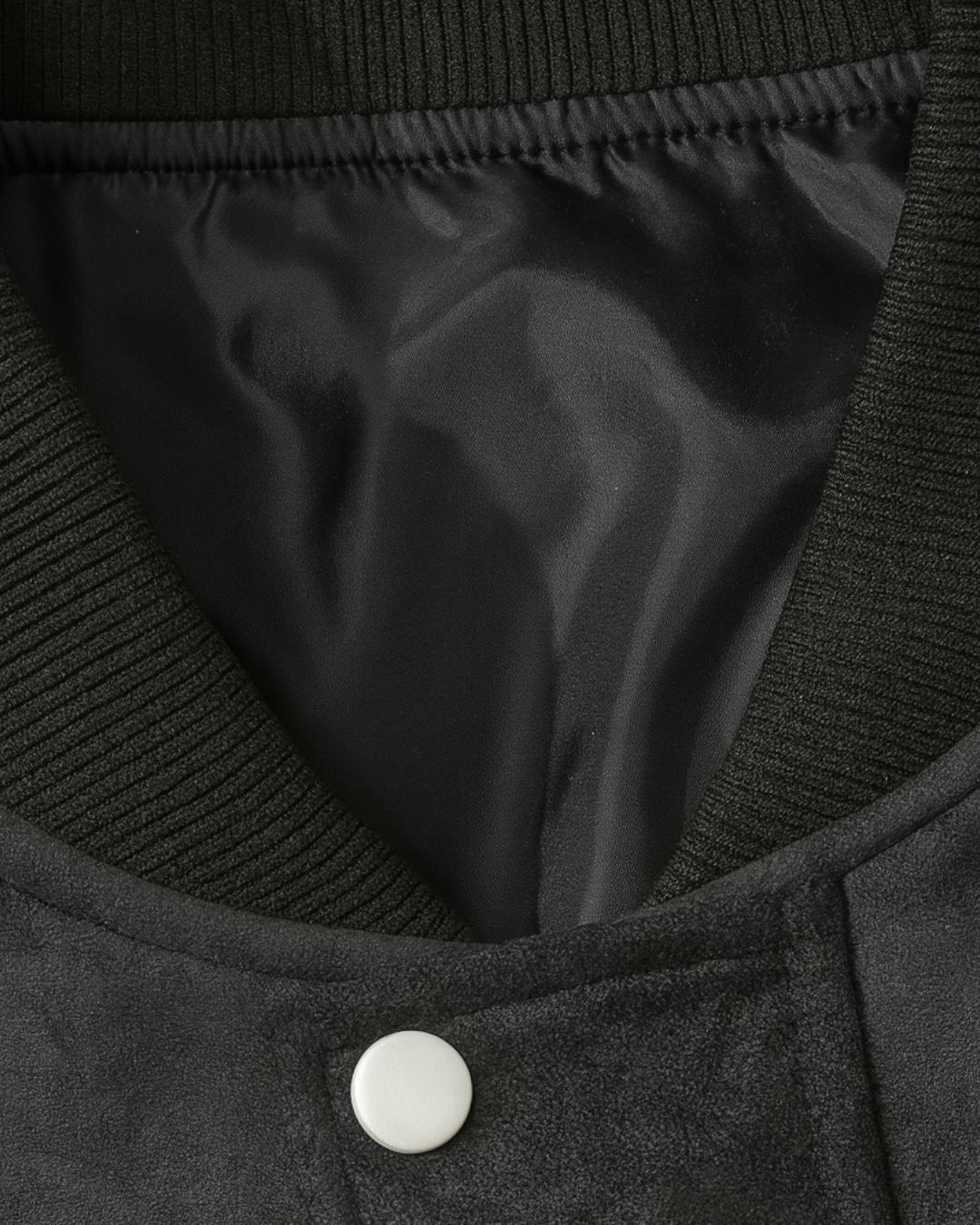 Chaqueta Negro de Cuero para Hombre