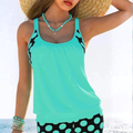 Women's AzMuse Polka Dot Hollow-Out Bikini Set — Flirty Cut-Out