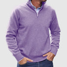 Classic Quarter-Zip Everyday Sweater - Timeless Style and All-Day Comfort