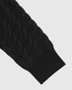 Elegante suéter de punto – suéter para hombre con cuello de solapa y botones