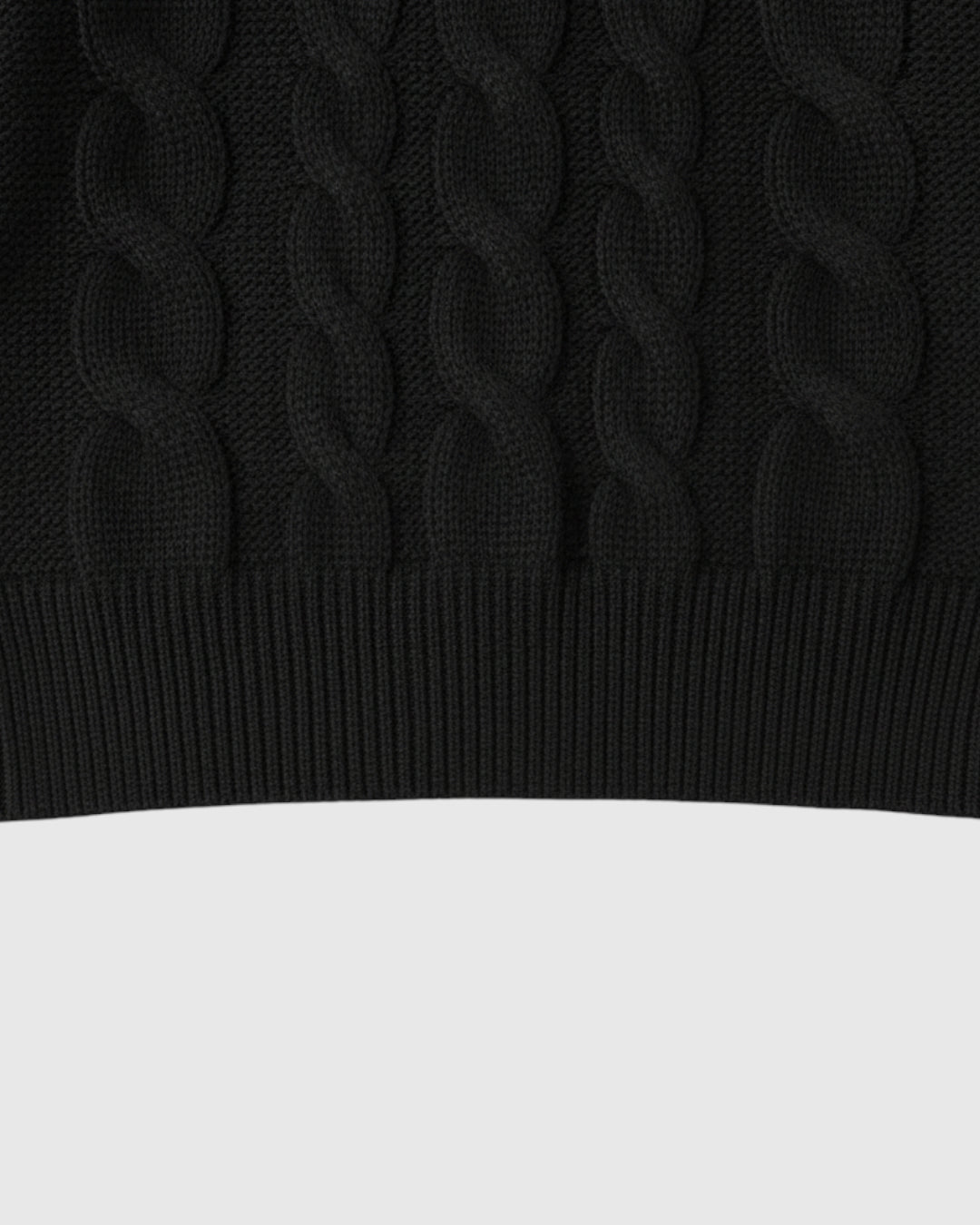 Elegante suéter de punto – suéter para hombre con cuello de solapa y botones