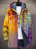 Men's Exquisitely Crafted Cardigan Inspired by Art