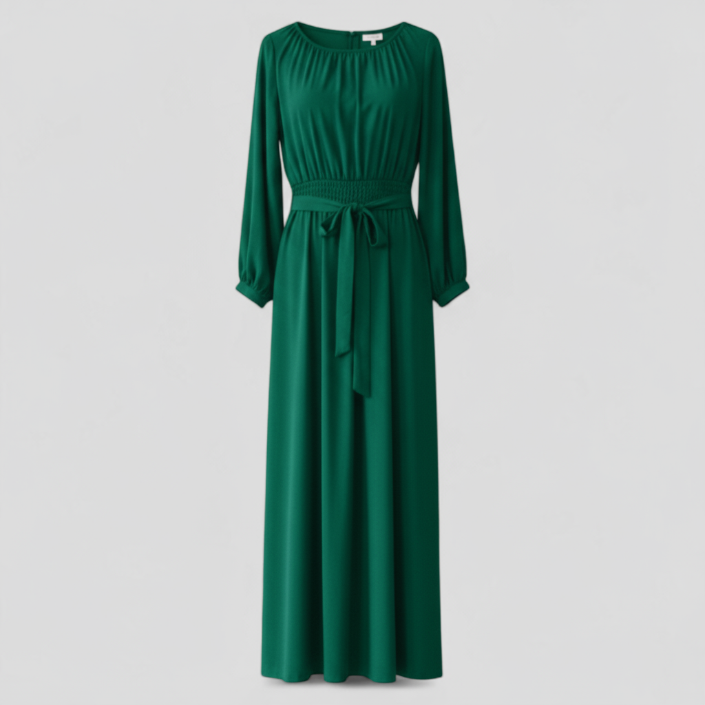 Chic Belted Maxi Dress for Effortless Elegance