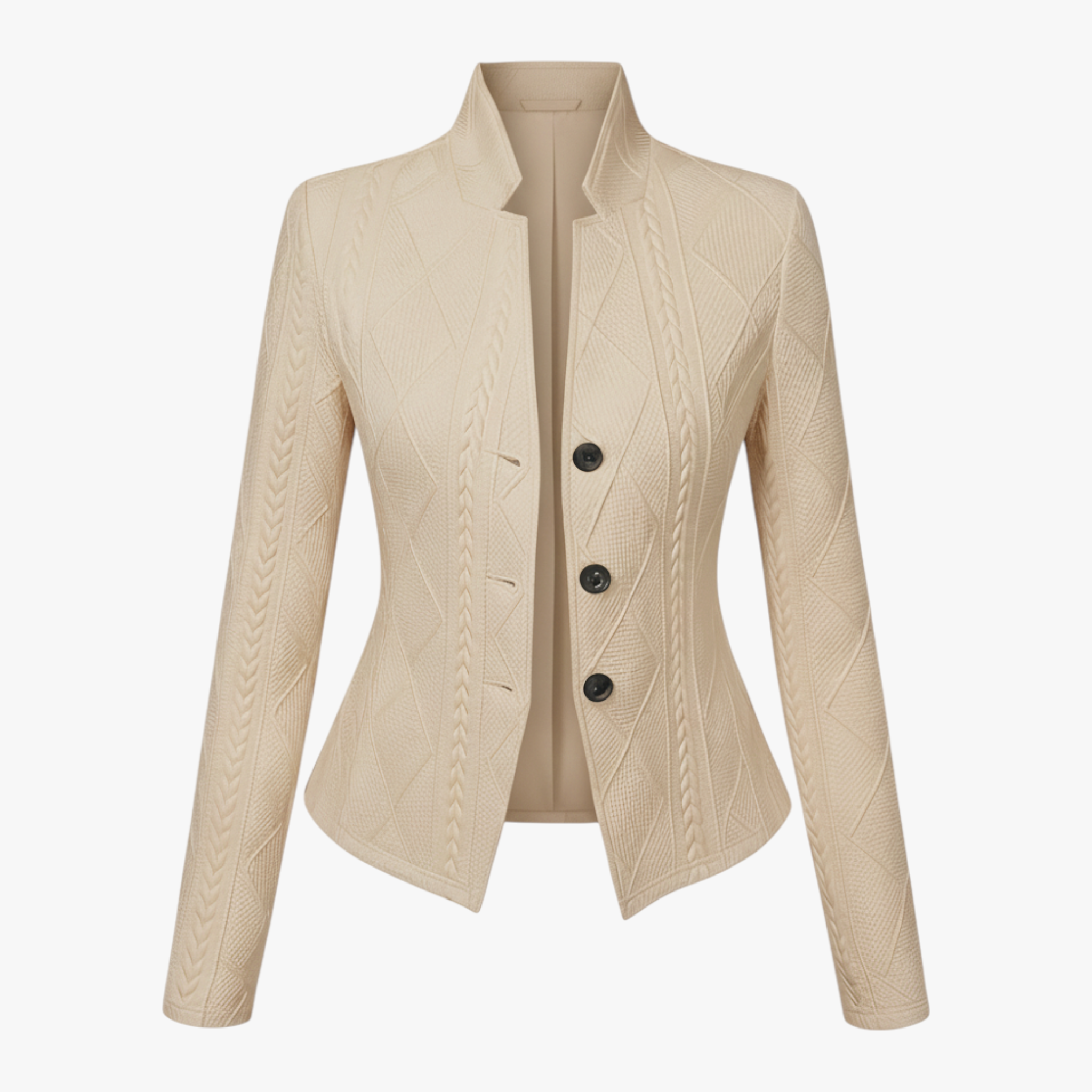 Elegant Custom-Tailored Waist Jacket