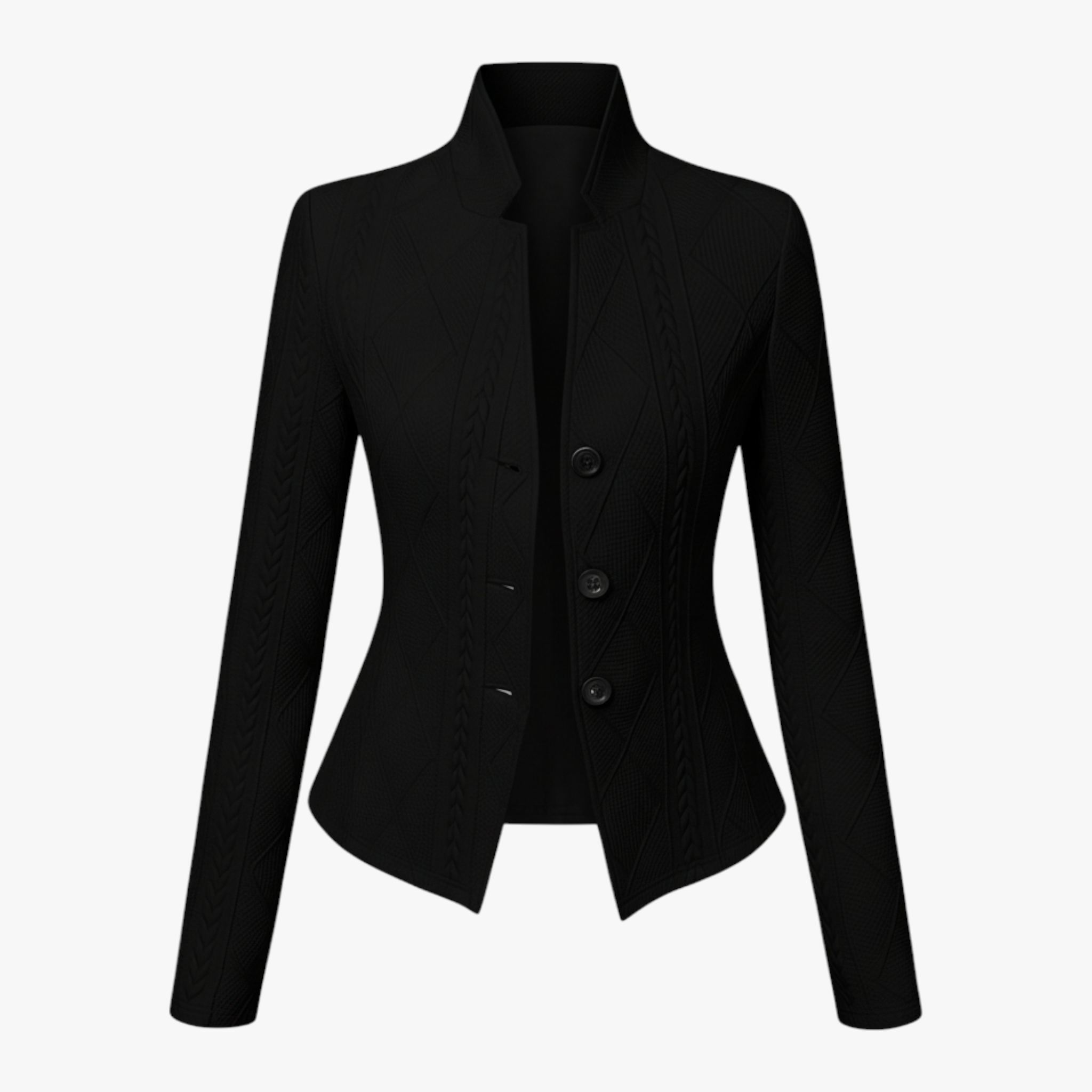 Elegant Custom-Tailored Waist Jacket