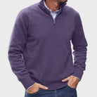 Classic Quarter-Zip Everyday Sweater - Timeless Style and All-Day Comfort