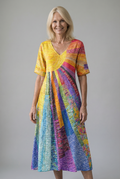 Women's Bohemian Midi Dress - Effortless, Free-Spirited Style