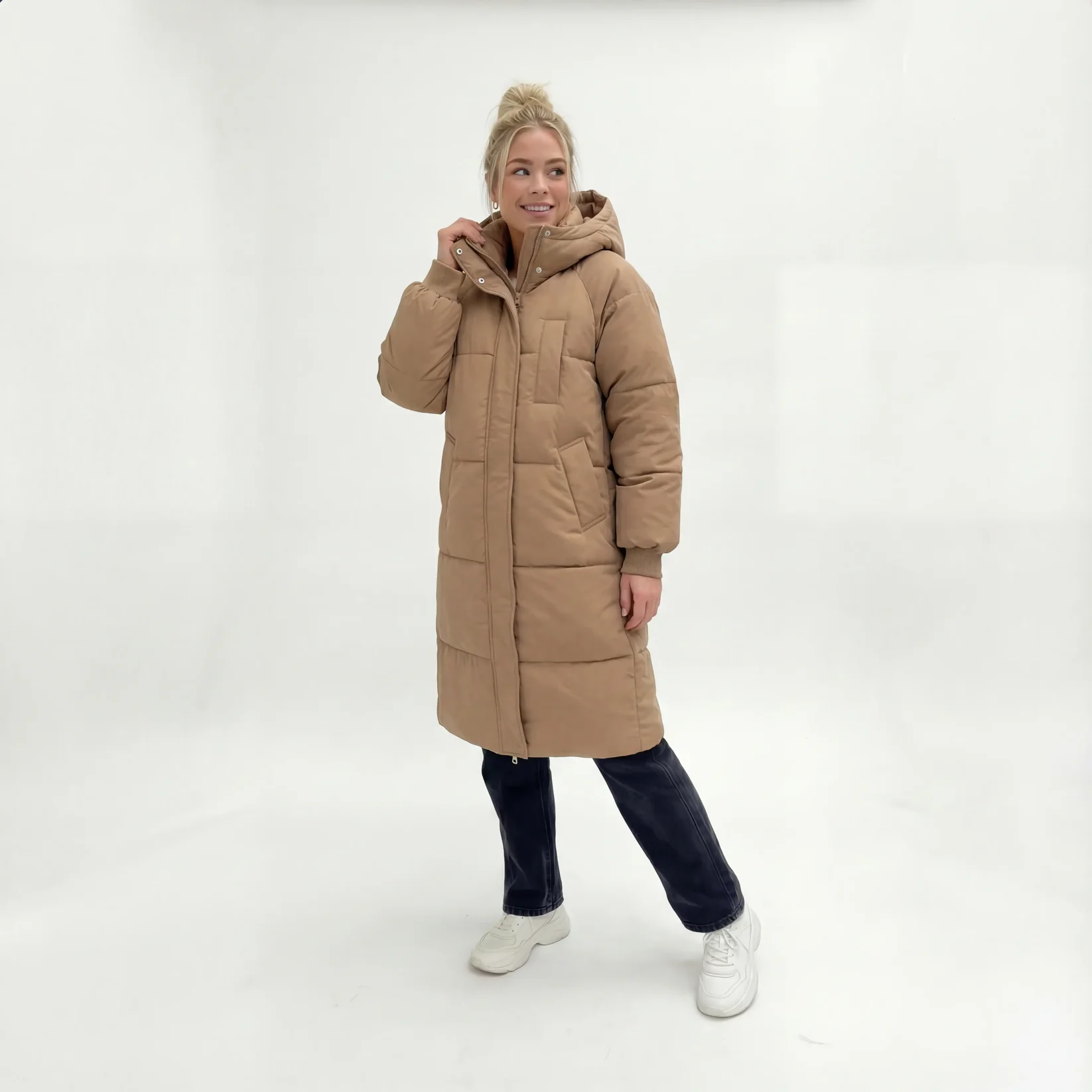 Timeless Classic Hooded Long Puffer Jacket
