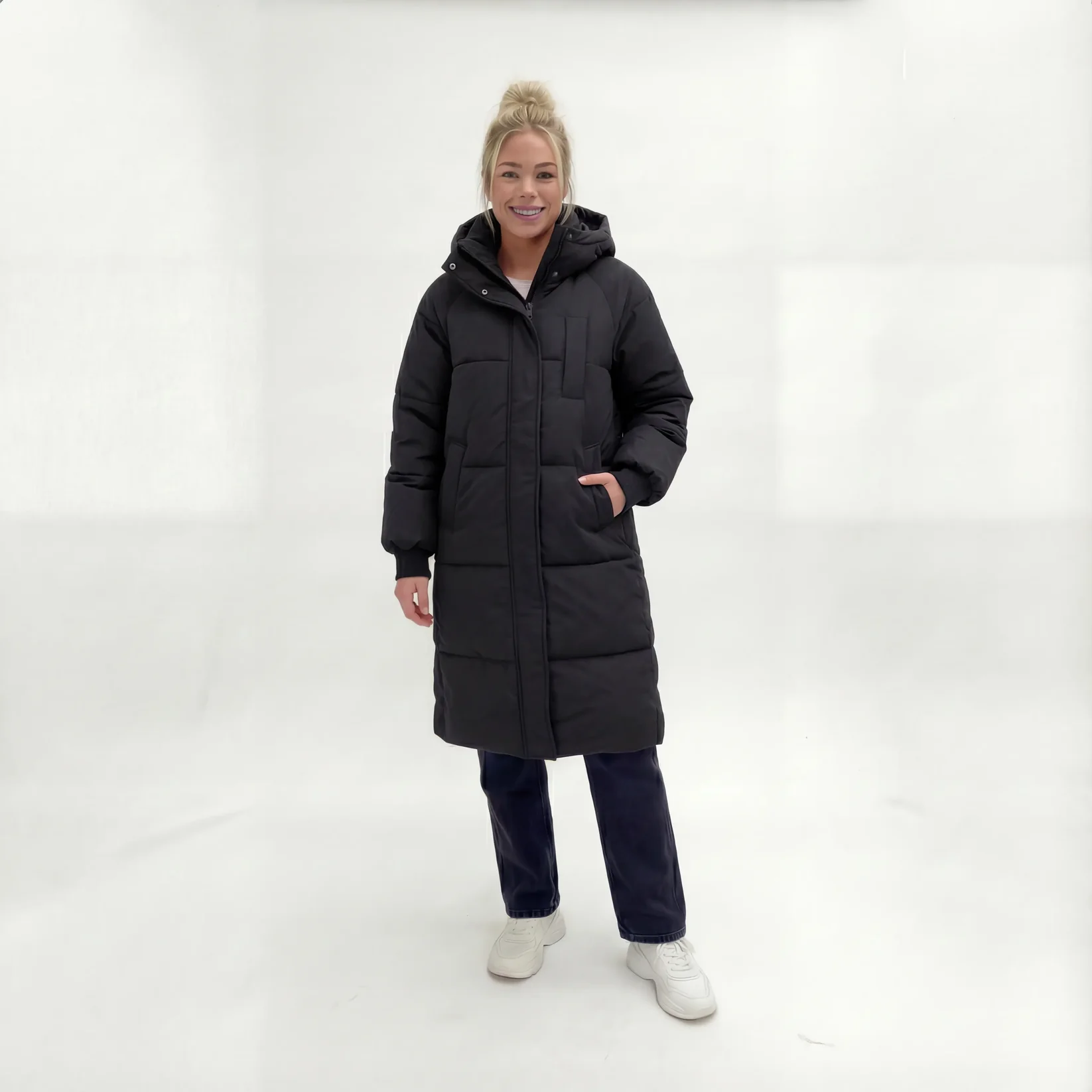 Timeless Classic Hooded Long Puffer Jacket