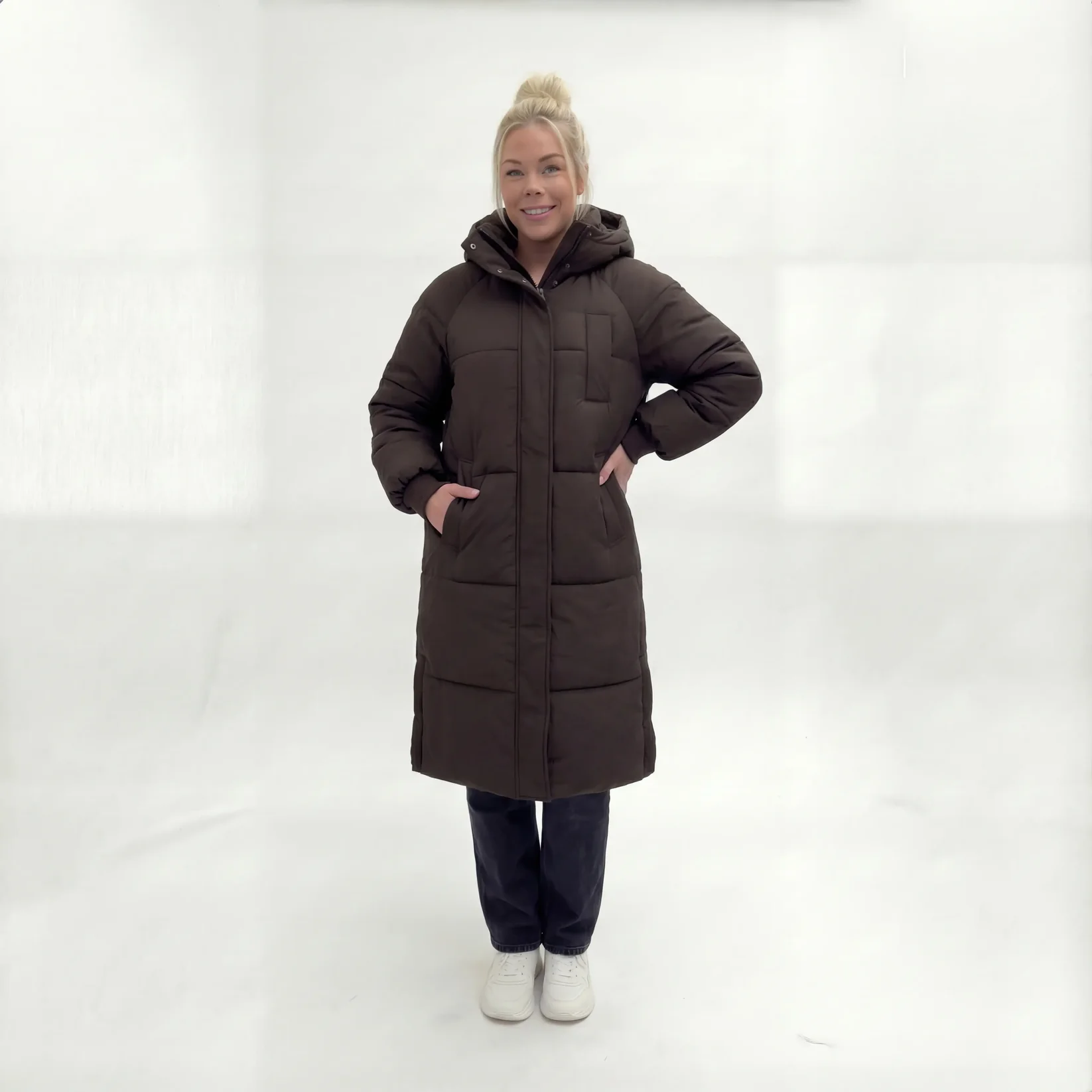 Timeless Classic Hooded Long Puffer Jacket