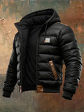 Men's Black Lined Jacket – Warm and Stylish Leather - DUUWE