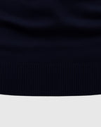 Jersey azul marino con media cremallera para hombre