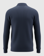 Jersey polo de manga larga para hombre