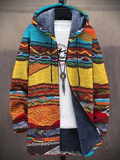 Men's Exquisite Cardigan Crafted with Artistic Inspiration