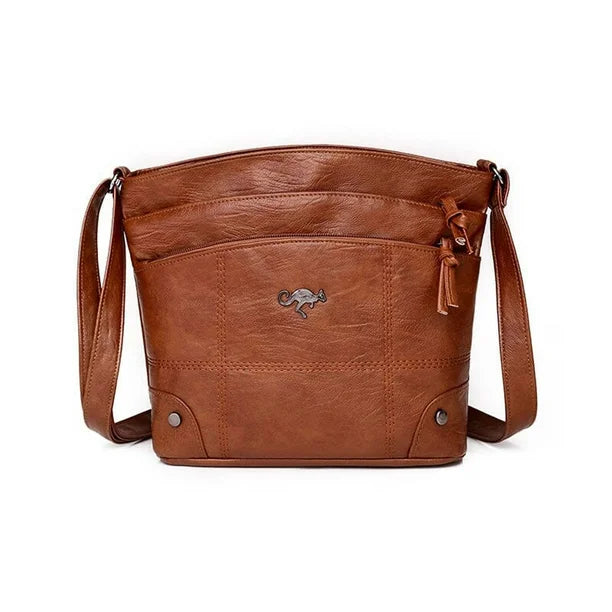 Sleek, Multi-Pocket Crossbody Bag for Effortless Organization