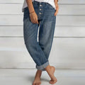 Women's Sleek High-Waisted Jeans for Effortless Style