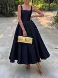 Women's Chic and Elegant Dress with Backless Sleeveless