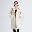 Classic Hooded Long Puffer Coat – Timeless Warmth, Sleek Style