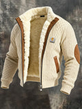 Men's Elegant jacket with a stylish, refined collar