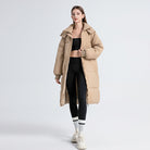 Classic Hooded Long Puffer Coat – Timeless Warmth, Sleek Style