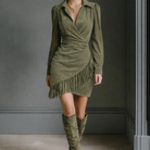 Olive Green Mini Dress - Effortlessly Chic
