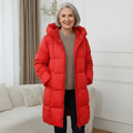 Women's Longline Padded Hooded Jacket