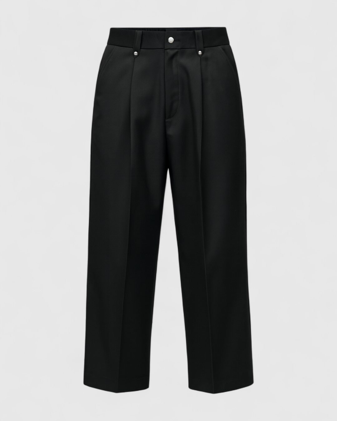 Pantalones Negros Holgados Informales